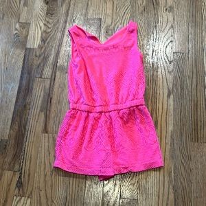 pink swim cover up the brand is Bobbie brooks and it's a L 10/12 for girls